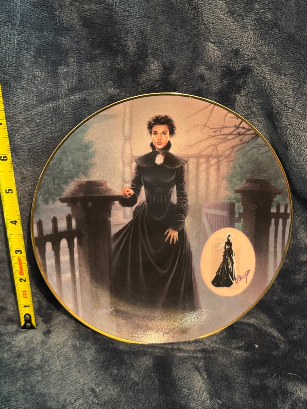 Bradford Exchange The Morning Gown Collector Plate Scarlett O’Hare